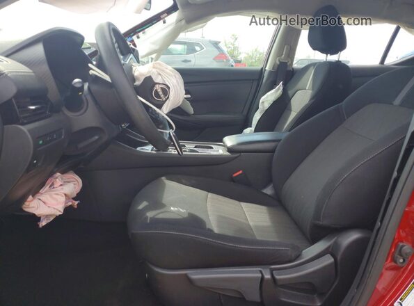 3N1AB8CV0RY307954 2024 NISSAN SENTRA Бордовый Вид салона спереди