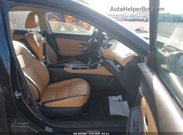 3N1AB8CV0RY387644 2024 NISSAN SENTRA Black Front interior view