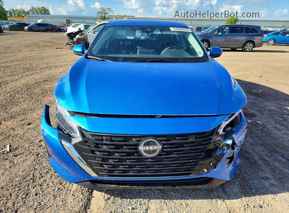 3N1AB8CV0SY211523 2025 NISSAN SENTRA Blue Դիմացի տեսք
