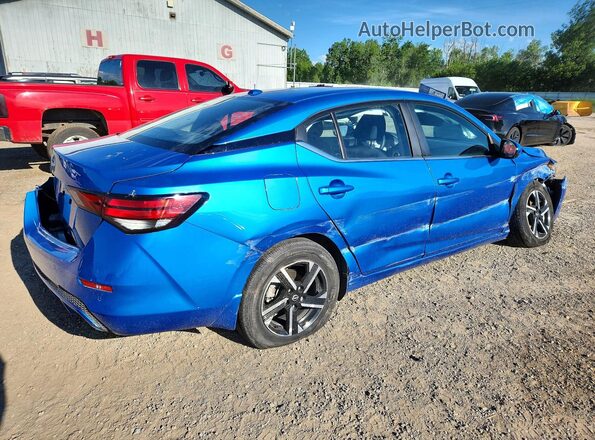 3N1AB8CV0SY211523 2025 NISSAN SENTRA Blue Հետևի աջ
