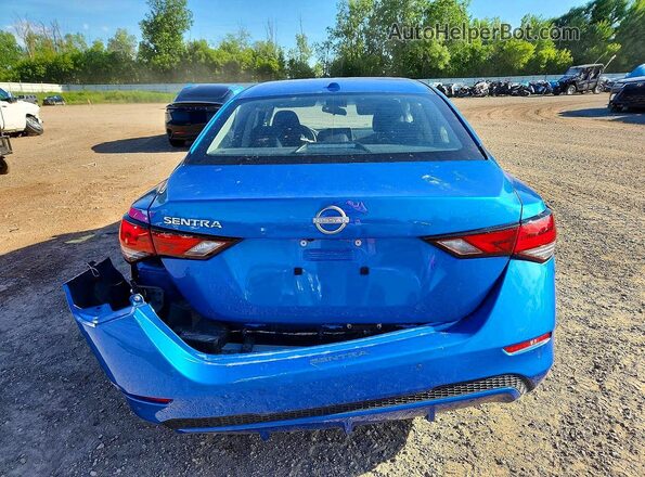 3N1AB8CV0SY211523 2025 NISSAN SENTRA Blue Հետևի տեսք