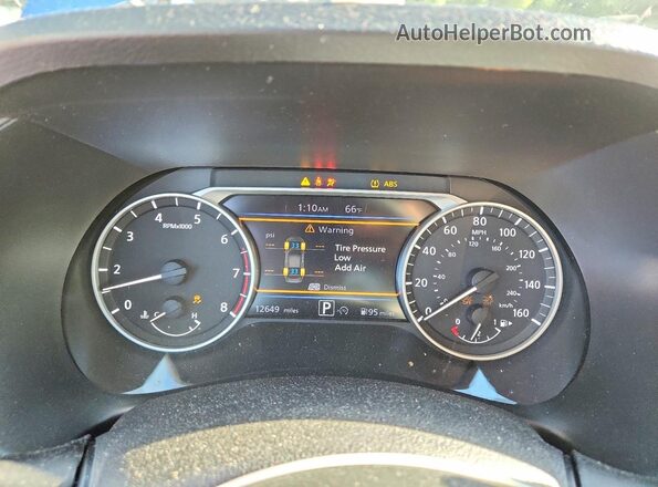 3N1AB8CV0SY211523 2025 NISSAN SENTRA Blue Սարքավորումների վահանակի տեսք