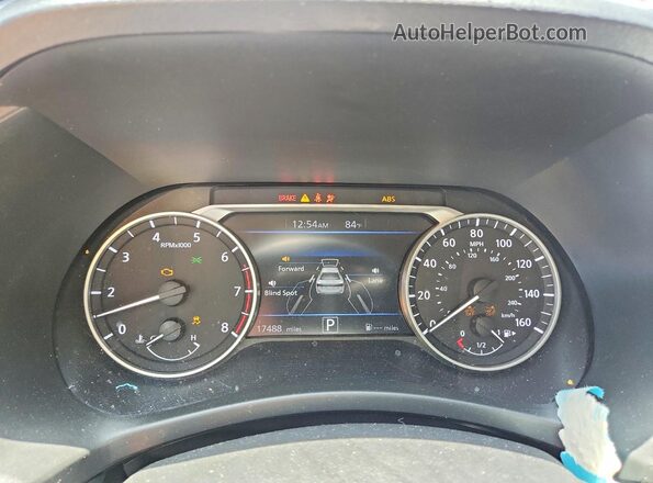 3N1AB8CV0SY244005 2025 NISSAN SENTRA Charcoal Vista del cuadro de instrumentos