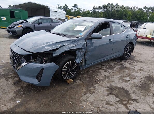 3N1AB8CV0SY246532 2025 NISSAN SENTRA Gray წინა მარცხენა ხედი სამი მეოთხედიდან