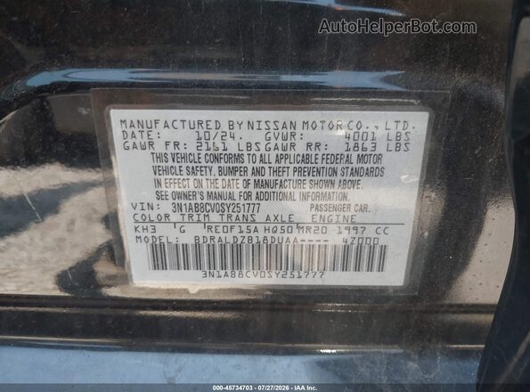 3N1AB8CV0SY251777 2025 NISSAN SENTRA Black Շարժիչի բաժամունքի տեսք