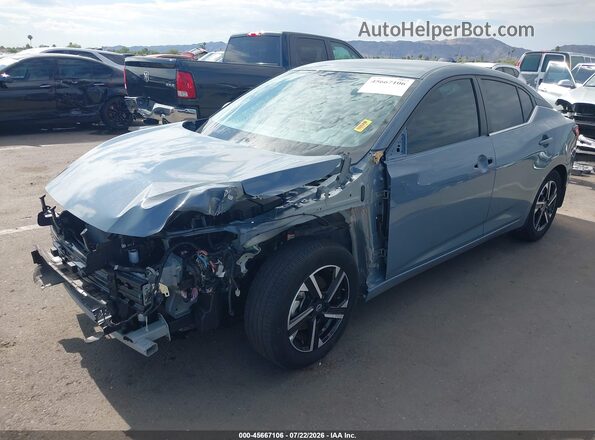 3N1AB8CV0SY258633 2025 NISSAN SENTRA Silver Vista frontal