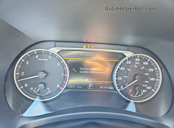 3N1AB8CV0SY265291 2025 NISSAN SENTRA Silver ხელსაწყოთა პანელის ხედი