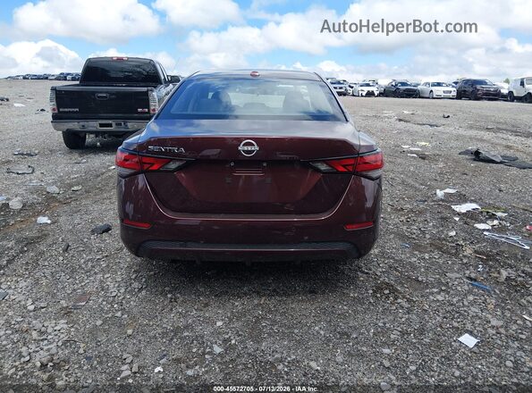 3N1AB8CV0SY287484 2025 NISSAN SENTRA Maroon 