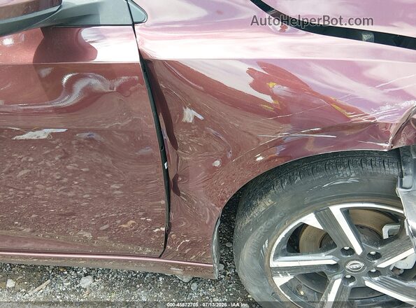 3N1AB8CV0SY287484 2025 NISSAN SENTRA Maroon 
