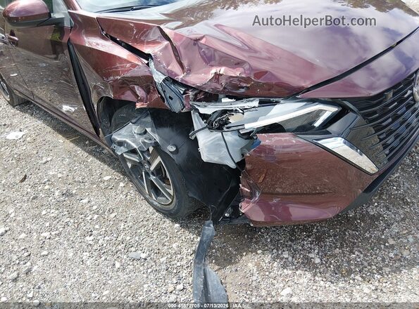 3N1AB8CV0SY287484 2025 NISSAN SENTRA Maroon 