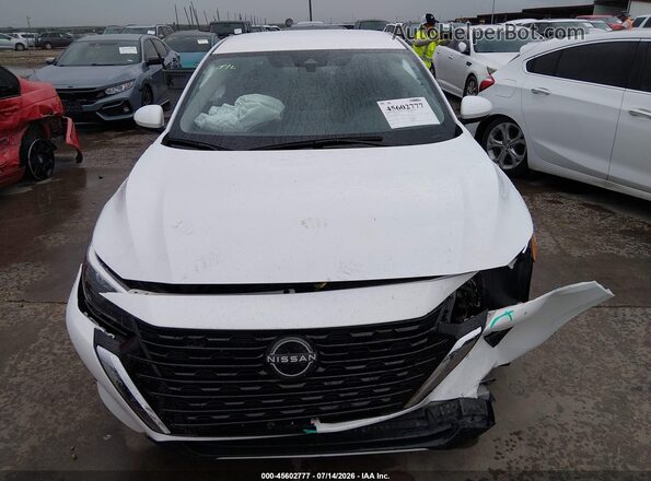 3N1AB8CV0SY297013 2025 NISSAN SENTRA White Vista del cuadro de instrumentos