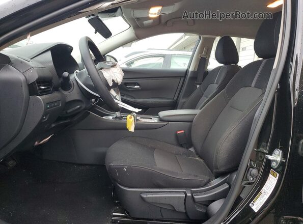 3N1AB8CV0SY317812 2025 NISSAN SENTRA Черный Вид салона спереди