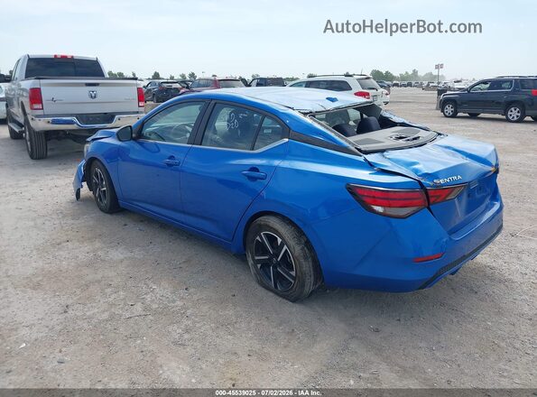 3N1AB8CV0SY320693 2025 NISSAN SENTRA Blue Задня ліва чверть
