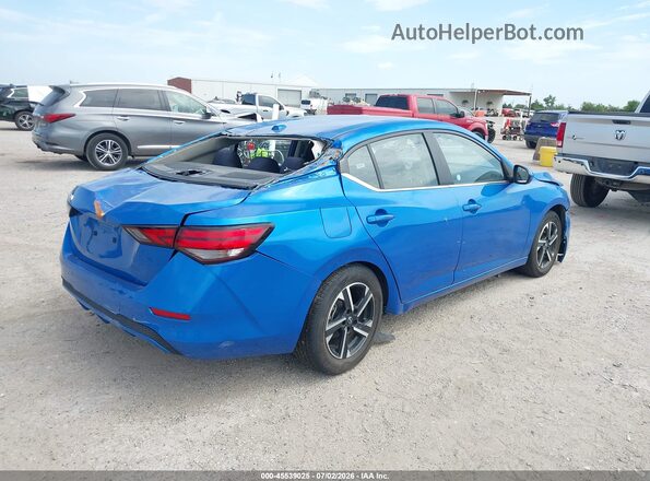 3N1AB8CV0SY320693 2025 NISSAN SENTRA Blue Задня права чверть