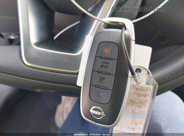 3N1AB8CV0SY320693 2025 NISSAN SENTRA Blue Вид панелі приладів