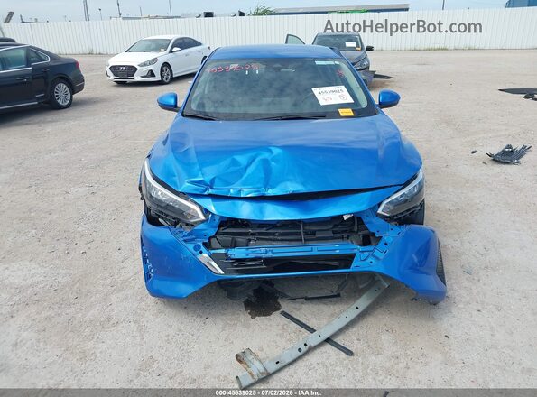 3N1AB8CV0SY320693 2025 NISSAN SENTRA Blue Вид задньої частини салону