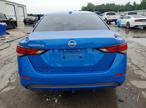 3N1AB8CV0SY359526 2025 NISSAN SENTRA Blue Widok z tyłu