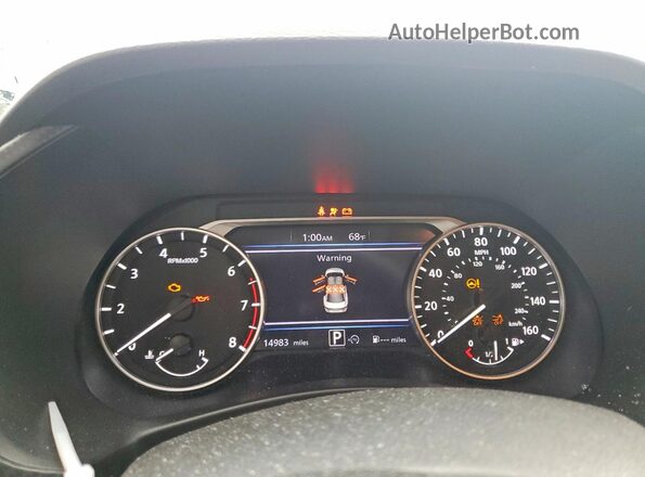 3N1AB8CV0SY359526 2025 NISSAN SENTRA Blue Widok zestawu wskaźników