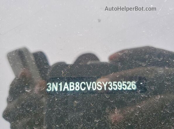 3N1AB8CV0SY359526 2025 NISSAN SENTRA Blue Widok naklejki z numerem VIN