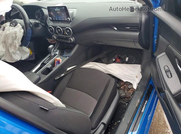 3N1AB8CV0SY359526 2025 NISSAN SENTRA Blue Widok deski rozdzielczej