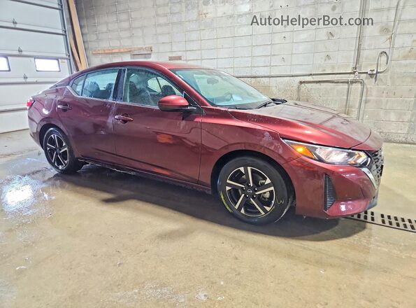 3N1AB8CV0SY370347 2025 NISSAN SENTRA Burgundy Front right