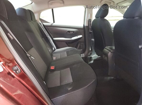 3N1AB8CV0SY370347 2025 NISSAN SENTRA Burgundy Rear seats view