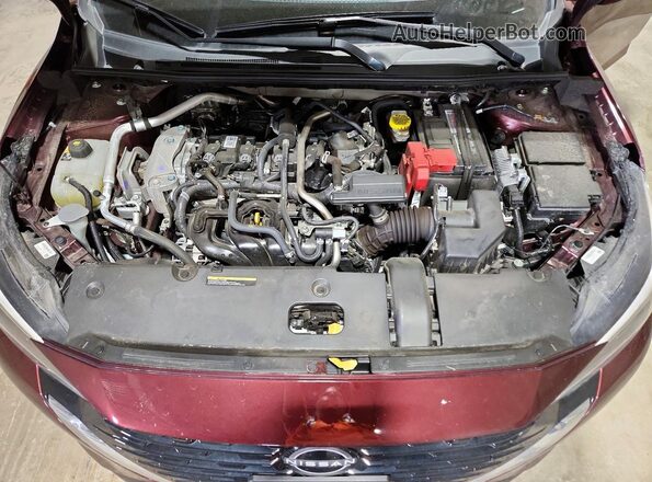 3N1AB8CV0SY370347 2025 NISSAN SENTRA Burgundy Rear interior view