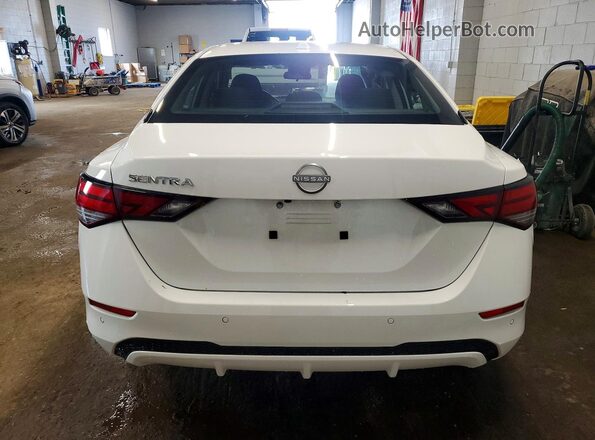 3N1AB8CV0SY386497 2025 NISSAN SENTRA White უკანა ხედი