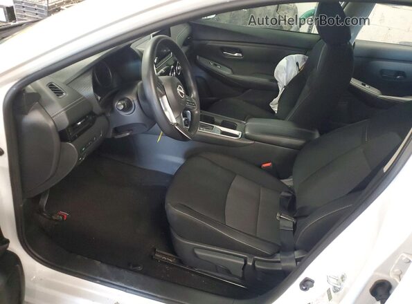 3N1AB8CV0SY386497 2025 NISSAN SENTRA White წინა სალონის ხედი