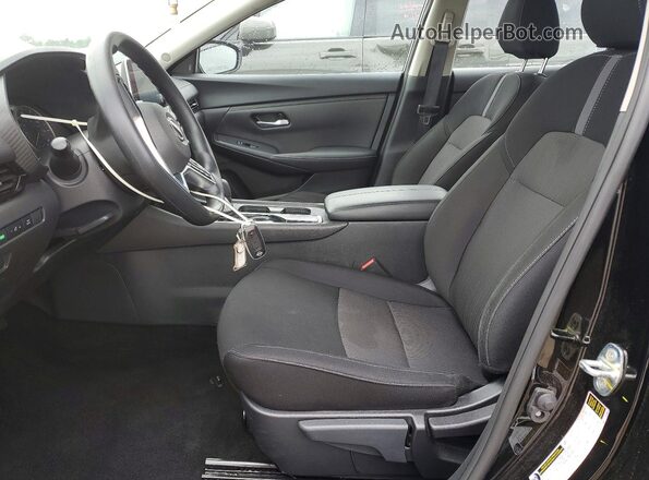 3N1AB8CV0SY394969 2025 NISSAN SENTRA Black Widok wnętrza z przodu