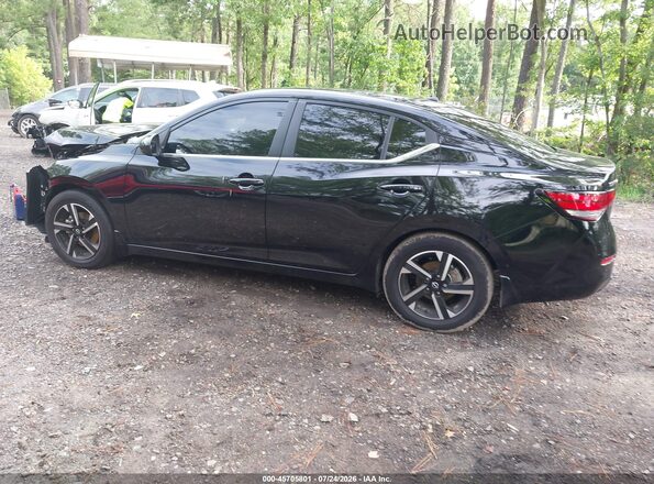 3N1AB8CV0SY397855 2025 NISSAN SENTRA Black უკანა მარცხენა