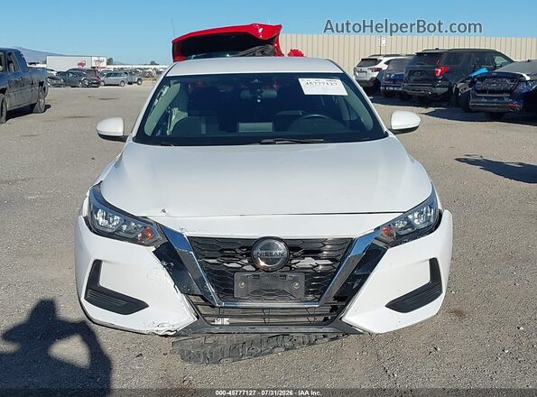 3N1AB8CV1MY213252 2021 NISSAN SENTRA Белый Вид задней части салона