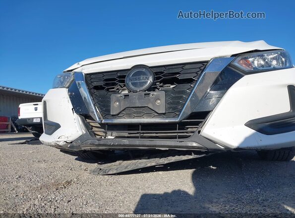 3N1AB8CV1MY213252 2021 NISSAN SENTRA Белый Вид щитка приборов