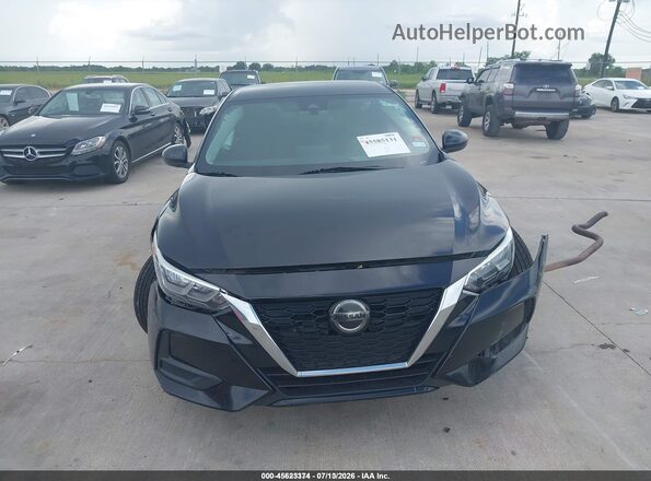 3N1AB8CV1MY254447 2021 NISSAN SENTRA Black Widok deski rozdzielczej