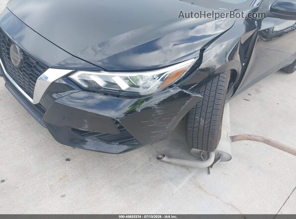 3N1AB8CV1MY254447 2021 NISSAN SENTRA Black Widok z przodu