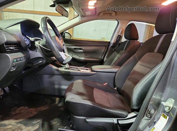 3N1AB8CV1MY277534 2021 NISSAN SENTRA Gray Вид салону спереду