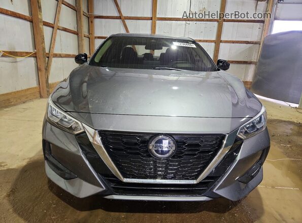3N1AB8CV1MY277534 2021 NISSAN SENTRA Gray Вид спереду