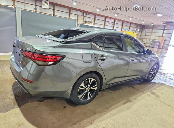 3N1AB8CV1MY277534 2021 NISSAN SENTRA Gray Задня права чверть
