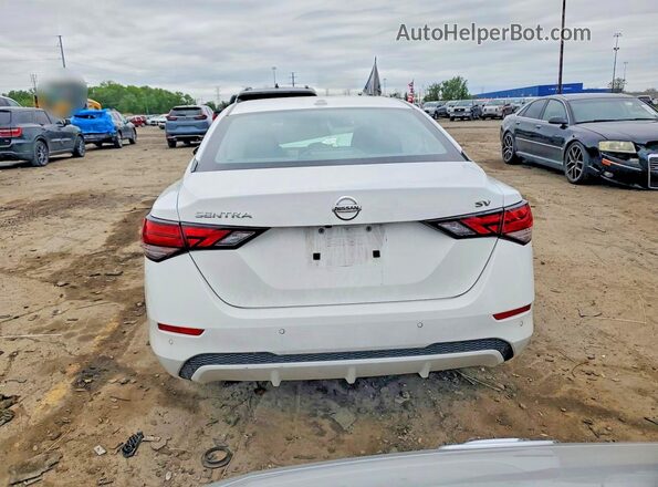 3N1AB8CV1MY285682 2021 NISSAN SENTRA White Вид ззаду
