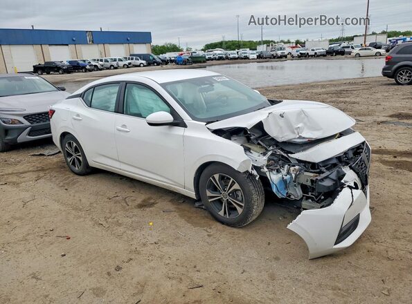 3N1AB8CV1MY285682 2021 NISSAN SENTRA White Передня права чверть