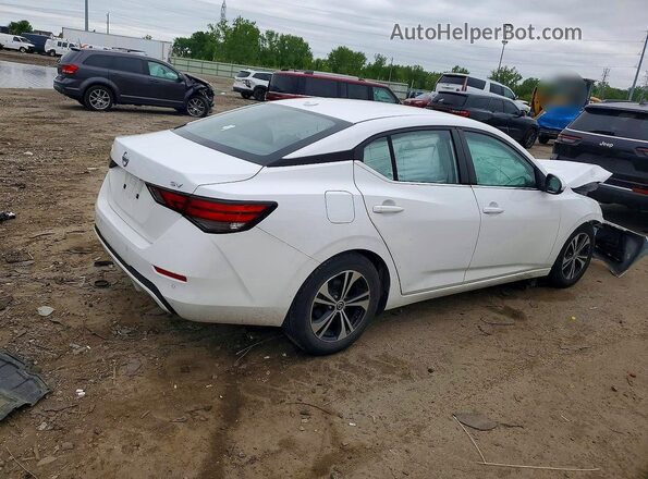 3N1AB8CV1MY285682 2021 NISSAN SENTRA White Задня права чверть