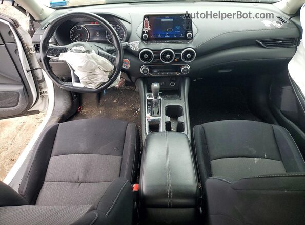 3N1AB8CV1MY285682 2021 NISSAN SENTRA White Вид панелі приладів