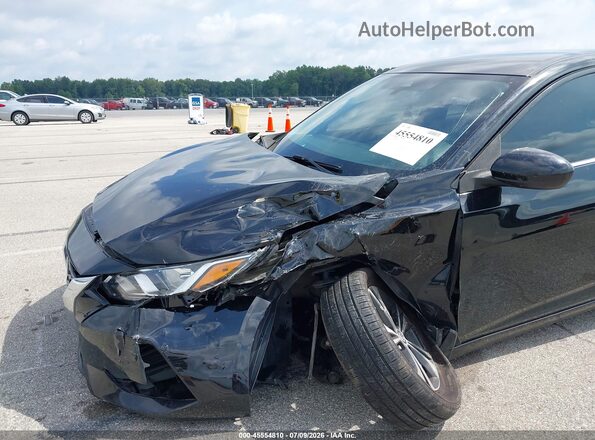 3N1AB8CV1NY216105 2022 NISSAN SENTRA Black წინა ხედი