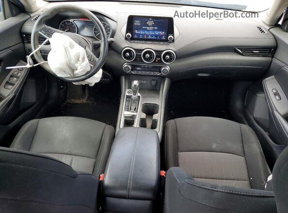 3N1AB8CV1NY216220 2022 NISSAN SENTRA Blue Dashboard view