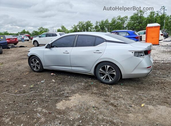 3N1AB8CV1NY241733 2022 NISSAN SENTRA Серебряный Задняя левая четверть