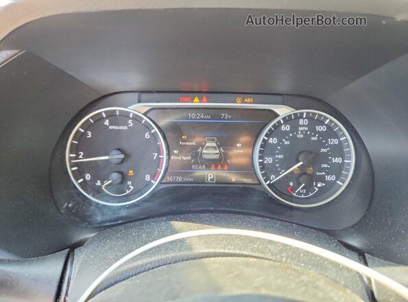 3N1AB8CV1NY289359 2022 NISSAN SENTRA White Սարքավորումների վահանակի տեսք