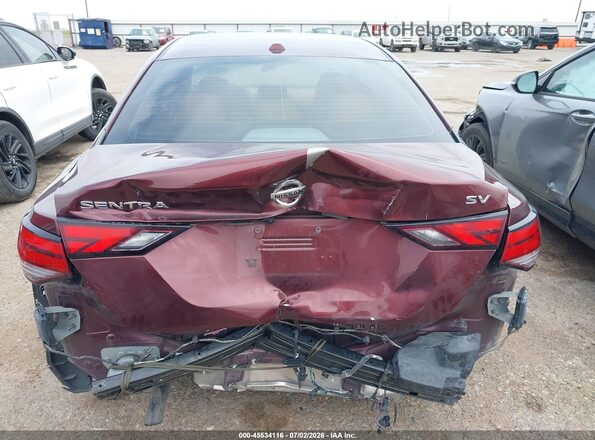 3N1AB8CV1PY251391 2023 NISSAN SENTRA Maroon Դիմացի տեսք