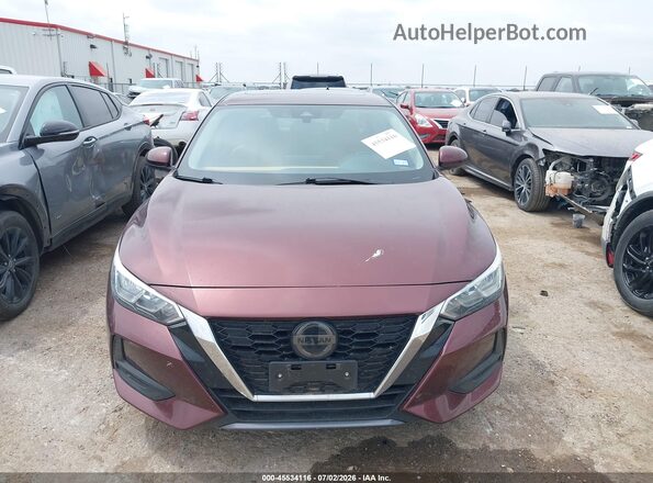 3N1AB8CV1PY251391 2023 NISSAN SENTRA Maroon Սալոնի հետևի տեսք