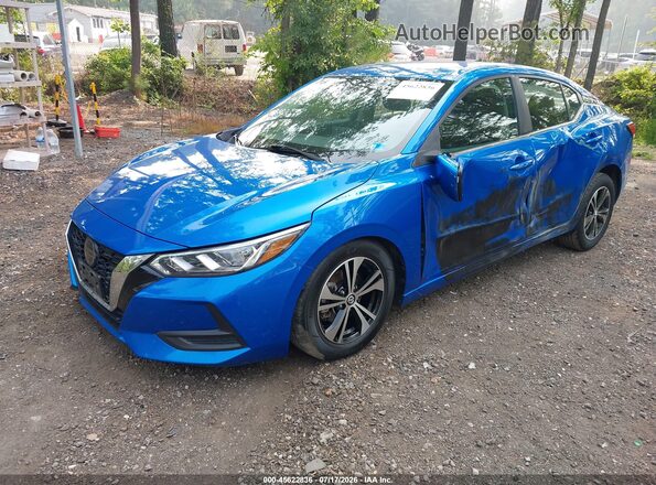 3N1AB8CV1PY283905 2023 NISSAN SENTRA Blue Przód lewy
