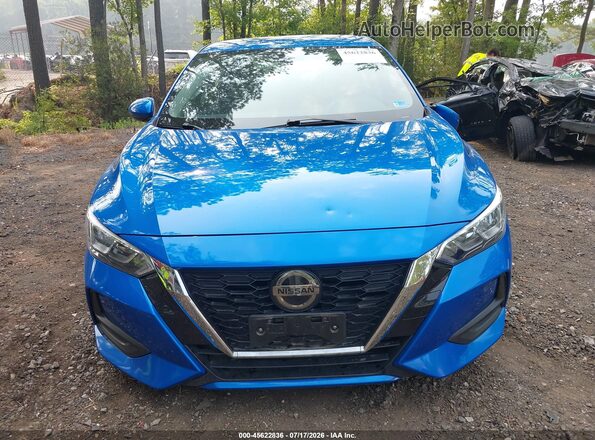 3N1AB8CV1PY283905 2023 NISSAN SENTRA Blue Widok zestawu wskaźników